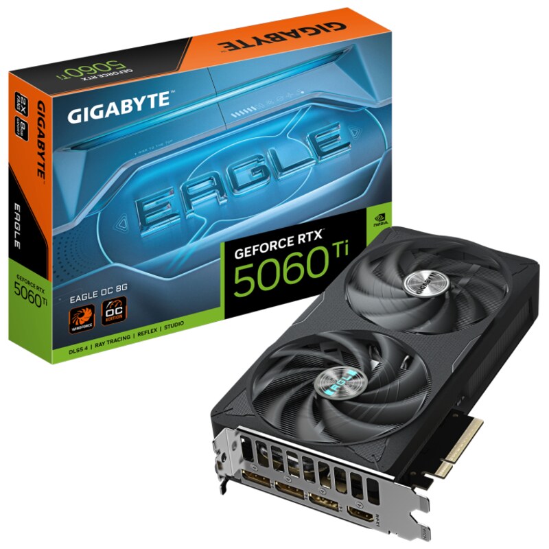 GIGABYTE GeForce RTX 5060 Ti EAGLE OC 8G Tarjeta Gráfica