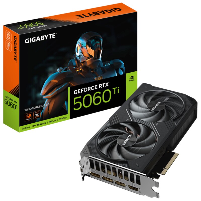 GIGABYTE GeForce RTX 5060 Ti WINDFORCE OC 8G NVIDIA