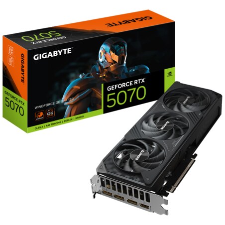 GIGABYTE GeForce RTX 5070 WINDFORCE OC SFF 12G Tarjeta Gráfica