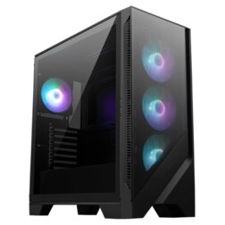 MSI MAG Forge 320R AIRFLOW Micro Torre Negro, Transparente