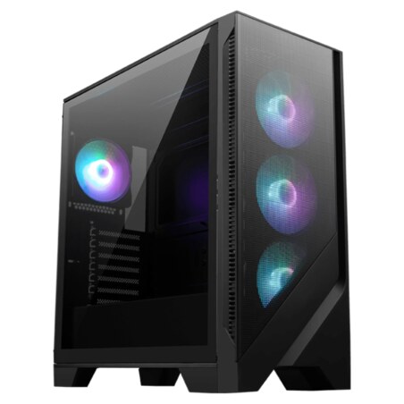 MSI MAG Forge 320R AIRFLOW Micro Torre Negro, Transparente