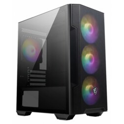 MSI MAG Forge M100R Micro Torre Negro, Transparente