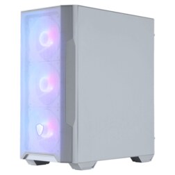 MSI MAG Forge M100R Micro Torre Transparente, Blanco