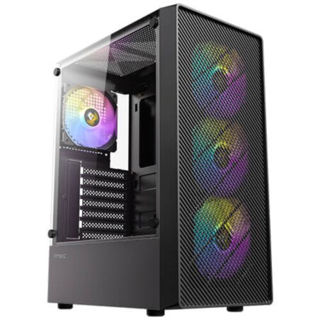 Antec 0-761345-10199-8 carcasa de ordenador Midi Tower Negro