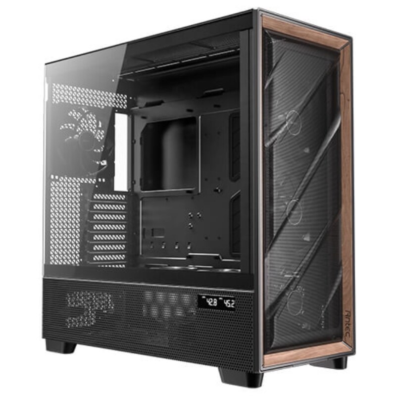 Antec FLUX PRO EUV Full Tower Negro, Madera