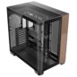 Antec C8 Curve Wood Full Tower Negro, Transparente, Madera