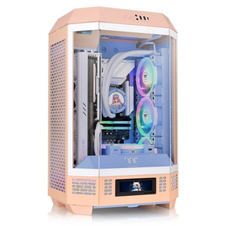 Thermaltake Tower 300 Peach Fuzz Micro Torre Durazno