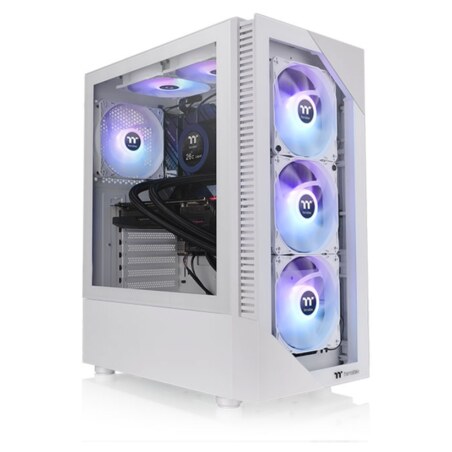 Thermaltake View 200 TG Snow ARGB Midi Tower Blanco