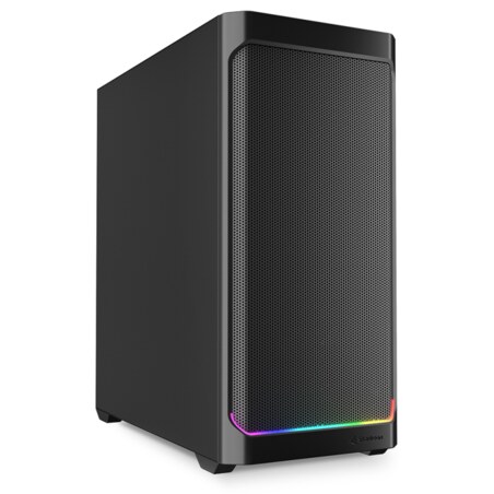 Sharkoon AK4 RGB STRIP Midi Tower Negro