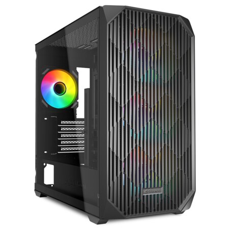 Sharkoon MK3 RGB Micro Torre Negro