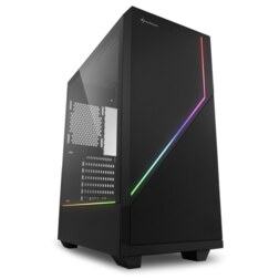 Sharkoon RGB FLOW Midi Tower Negro