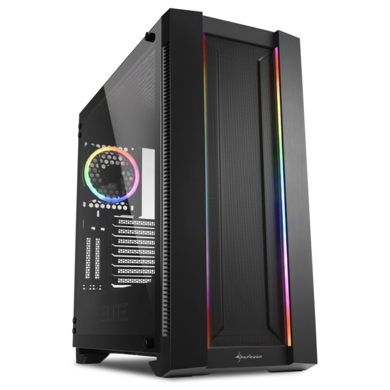 Sharkoon ELITE SHARK CA200M Midi Tower Negro