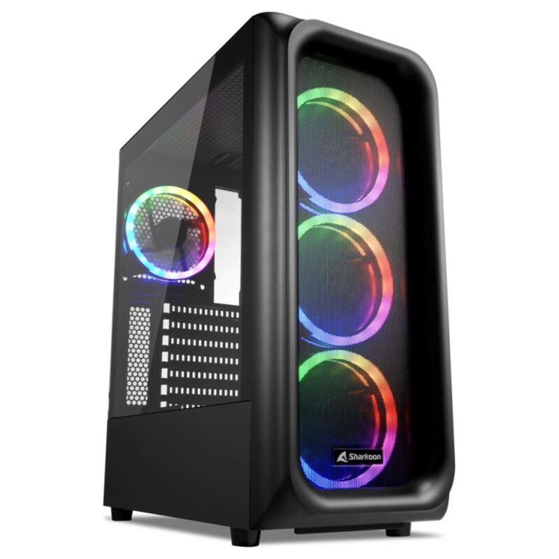 Sharkoon TK5M RGB ATX Escritorio Negro