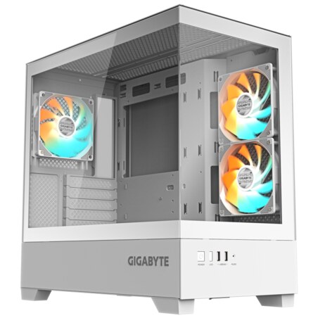 GIGABYTE C201 PANORAMIC ICE Midi Tower Blanco