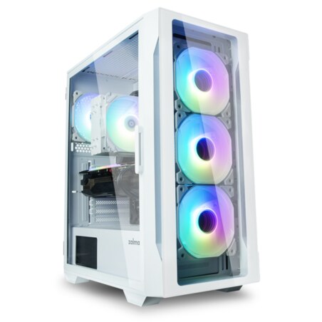 Zalman I3 NEO TG WHITE carcasa de ordenador Midi Tower Blanco