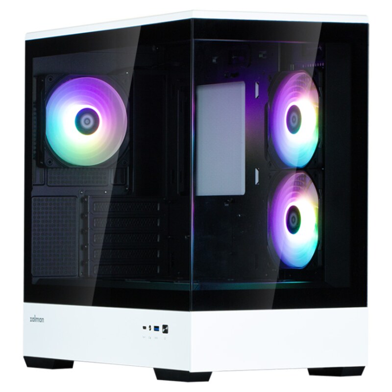 Zalman P30 BW carcasa de ordenador Mini Tower Negro