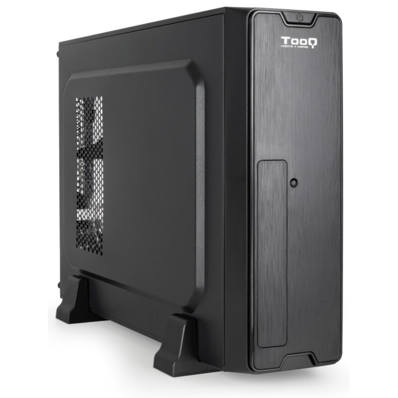 TooQ Caja Slim Micro-ATX TQC-3007U3C-B, Negra