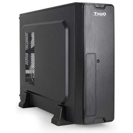 TooQ Caja Slim Micro-ATX TQC-3007U3C-B, Negra