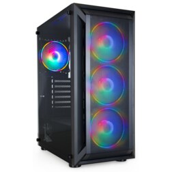 TooQ Caja Semitorre Gaming Ragnärok, Negra