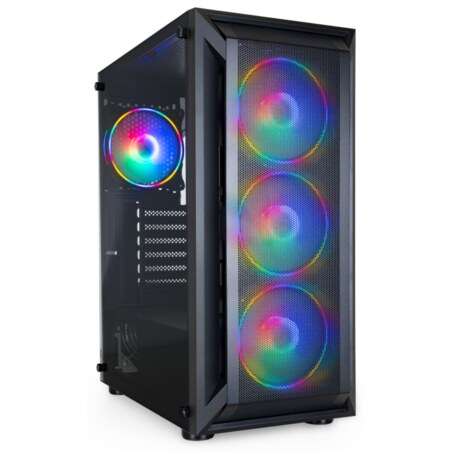 TooQ Caja Semitorre Gaming Ragnärok, Negra