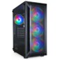 TooQ Caja Semitorre Gaming Ragnärok, Negra