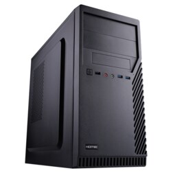 Hiditec CHA010012 carcasa de ordenador Micro Torre Negro