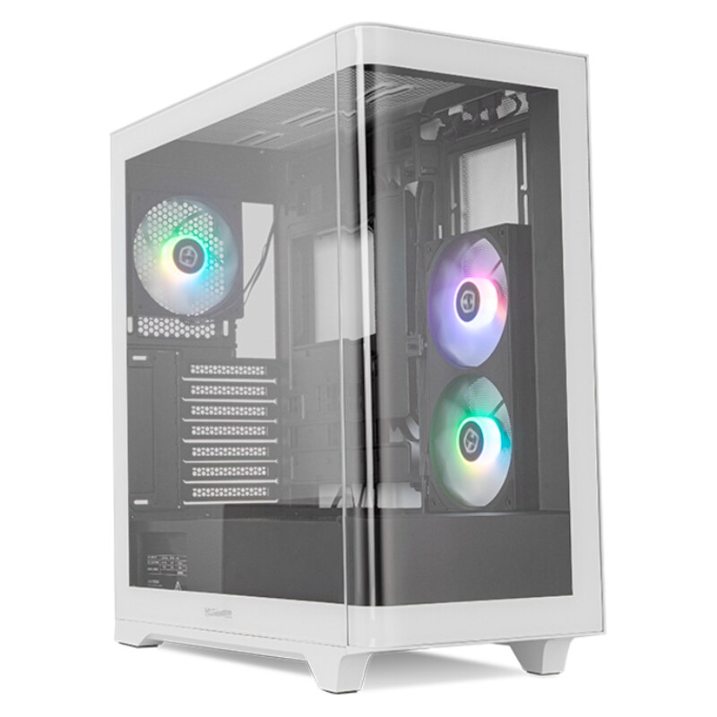 NOX Hummer ETHER Midi Tower Negro, Blanco