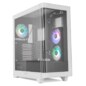NOX Hummer ETHER Midi Tower Negro, Blanco