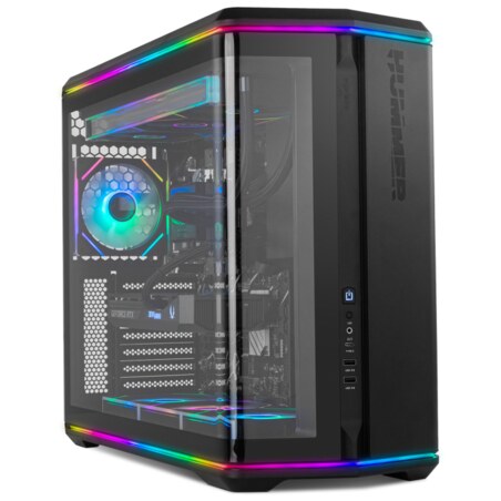 NOX Hummer Semitorre ATX cristal curvo ARGB Ngr