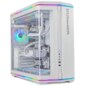 NOX Hummer Semitorre ATX cristal curvo ARGB Blnc