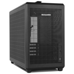 NOX Hummer Mini torre M-ATX portable mesh Ngr