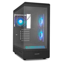 NOX Hummer NXHUMMERSIGNALBK carcasa de ordenador Midi Tower Negro