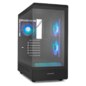 NOX Hummer NXHUMMERSIGNALBK carcasa de ordenador Midi Tower Negro