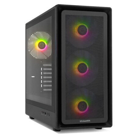 NOX Hummer Aero Midi Tower Negro