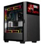 NOX Hummer NXHUMMERBIOS carcasa de ordenador Torre Negro
