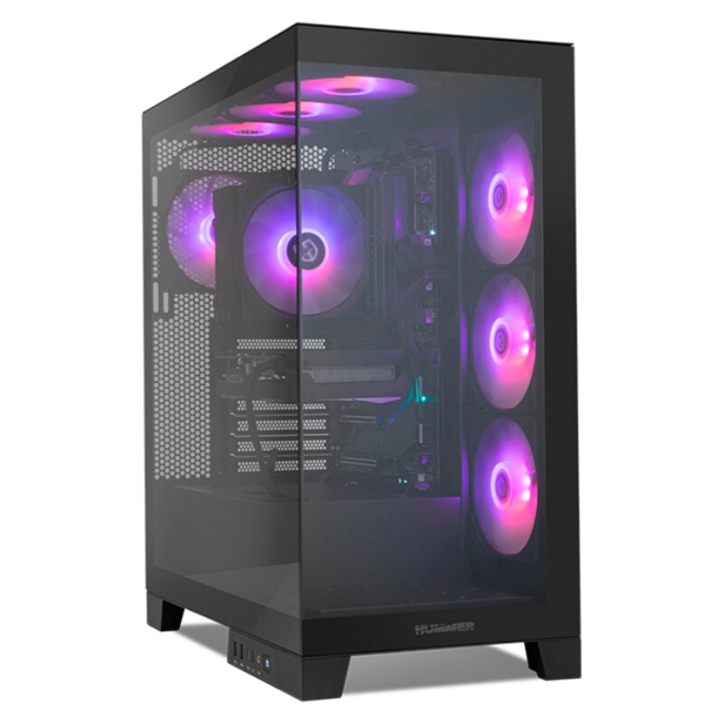NOX Hummer Glock Black Midi Tower Negro