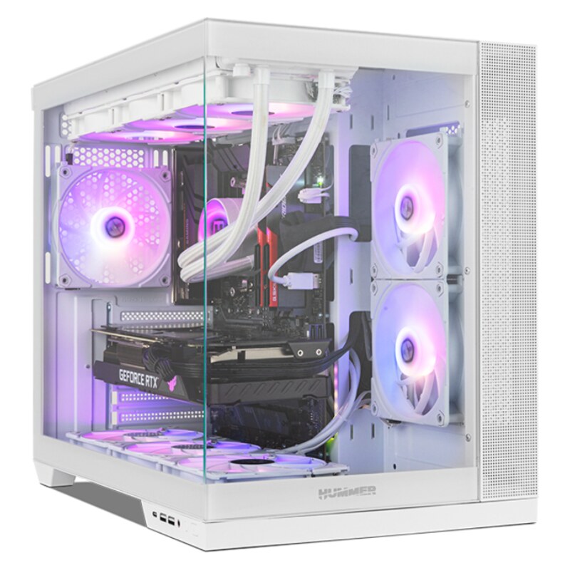 NOX Hummer Astra Neo White Midi Tower Blanco