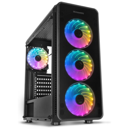 NOX Hummer TGM Midi Tower Negro