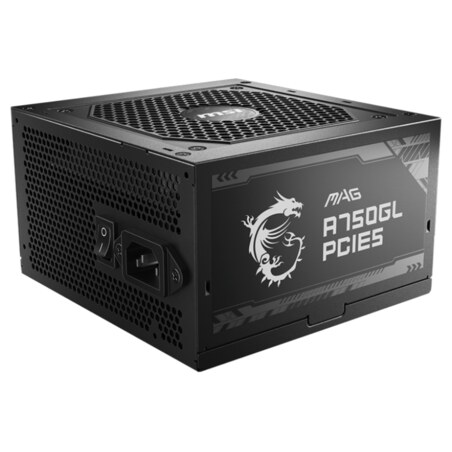 MSI MAG A750GL PCIE5 unidad de fuente de alimentación 750 W 20+4 pin ATX ATX Negro