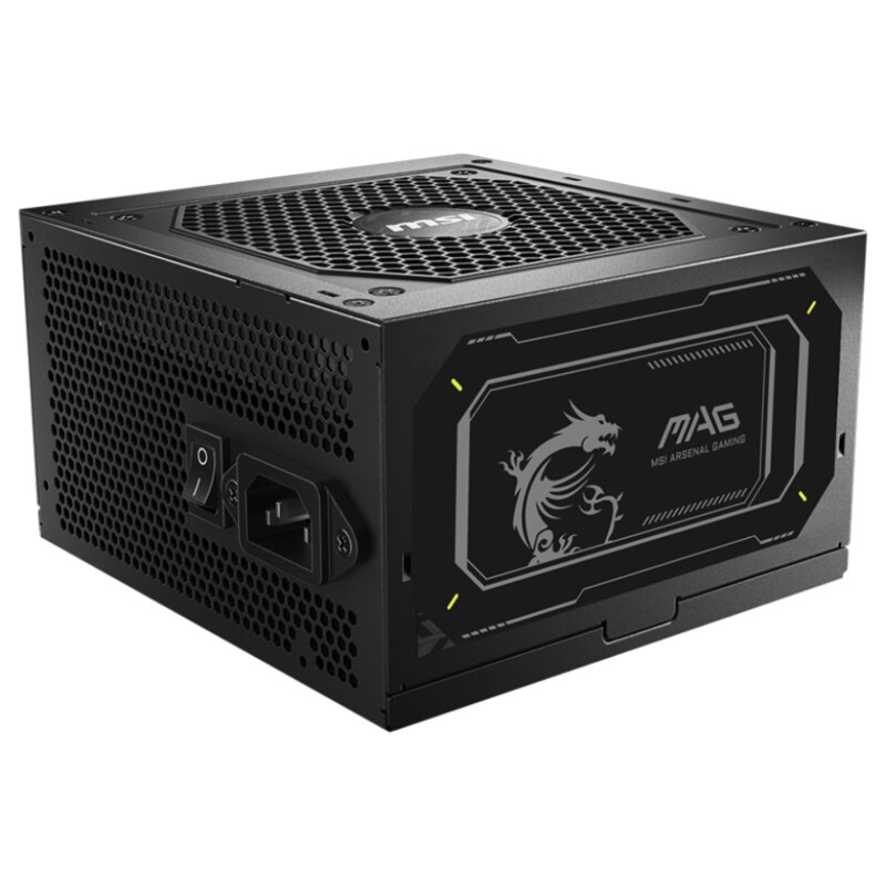 MSI MAG A750GL PCIE5 II unidad de fuente de alimentación 750 W 20+4 pin ATX ATX Negro