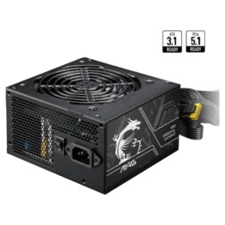 MSI MAG A750BN PCIE5 II unidad de fuente de alimentación 750 W 24-pin ATX ATX Negro