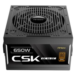 Antec CSK650DC EC unidad de fuente de alimentación 650 W 20+4 pin ATX ATX Negro