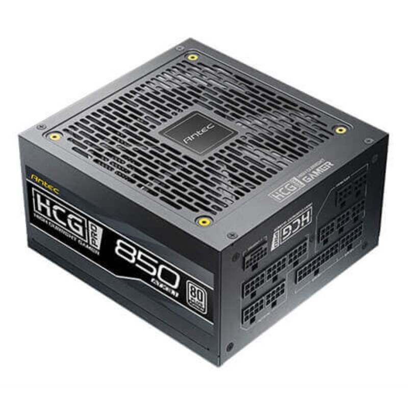 Antec HIGH CURRENT GAMER HCG850 PRO Platinum ATX 3.1 unidad de fuente de alimentación 850 W 20+4 pin ATX Negro