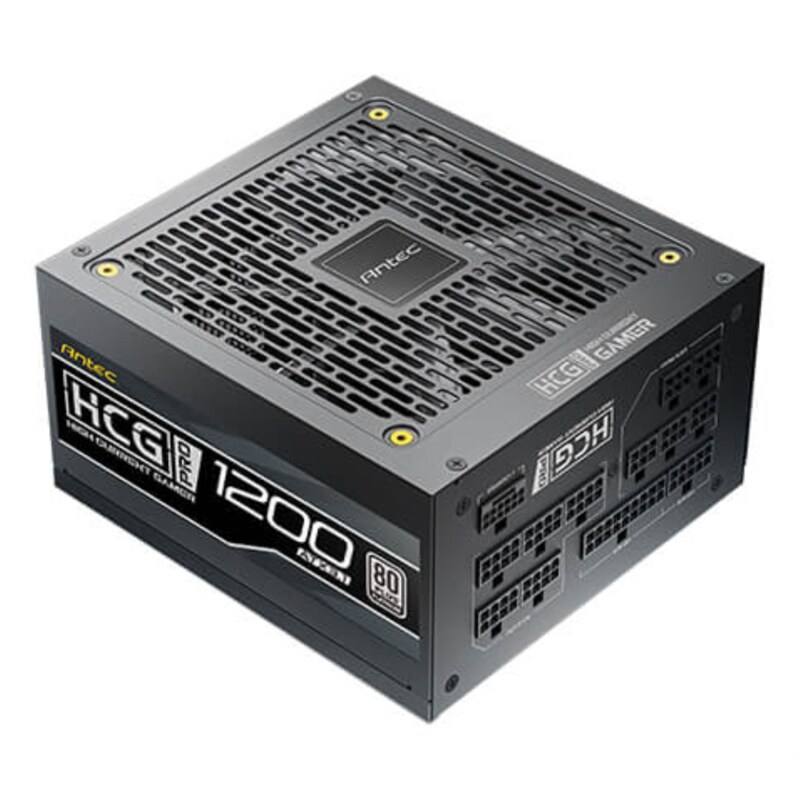 Antec HIGH CURRENT GAMER HCG1200 PRO Platinum ATX 3.1 unidad de fuente de alimentación 1200 W 20+4 pin ATX Negro