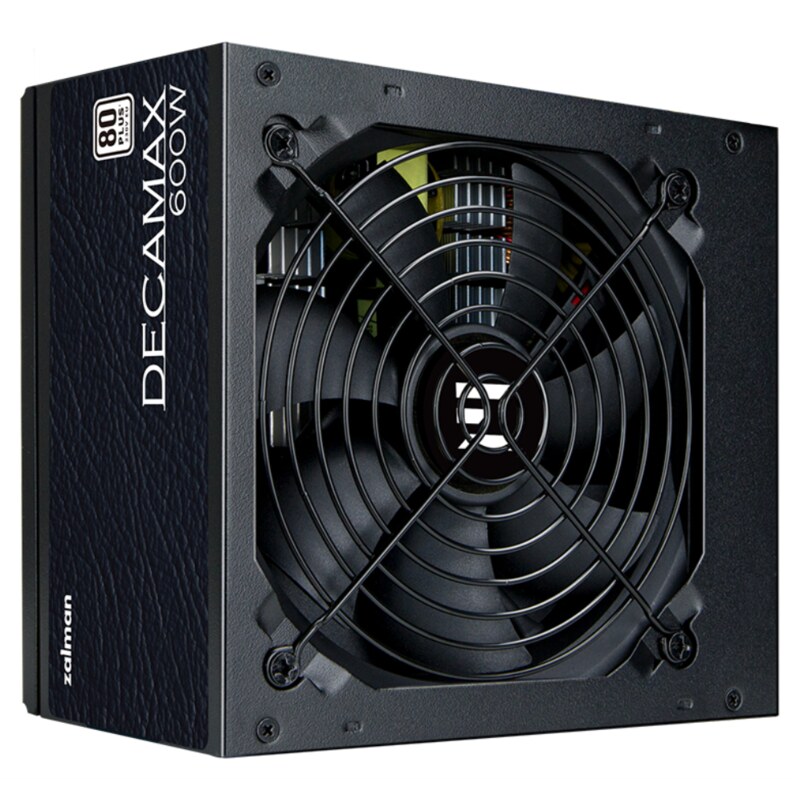 Zalman Decamax unidad de fuente de alimentación 600 W ATX Negro