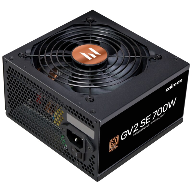 Zalman ZM700-GV2SE unidad de fuente de alimentación 700 W 20+4 pin ATX ATX Negro