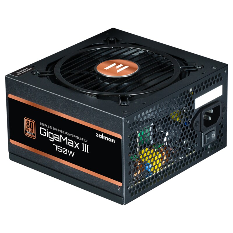 Zalman GigaMax III unidad de fuente de alimentación 750 W ATX Negro