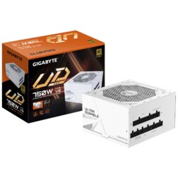GIGABYTE UD750GM PG5 V2 ICE unidad de fuente de alimentación 750 W 20+4 pin ATX Blanco