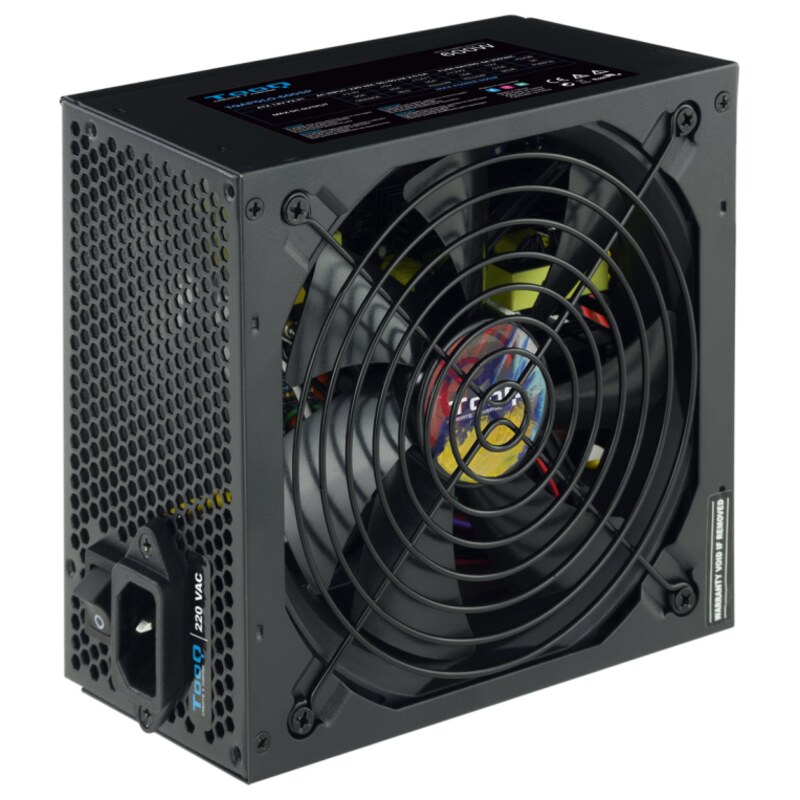TooQ TQAPOLO-600SP unidad de fuente de alimentación 600 W 20+4 pin ATX ATX Negro