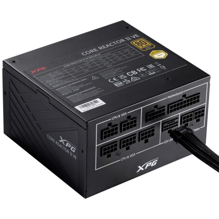 XPG COREREACTOR II VE 850W unidad de fuente de alimentación 24-pin ATX ATX Negro